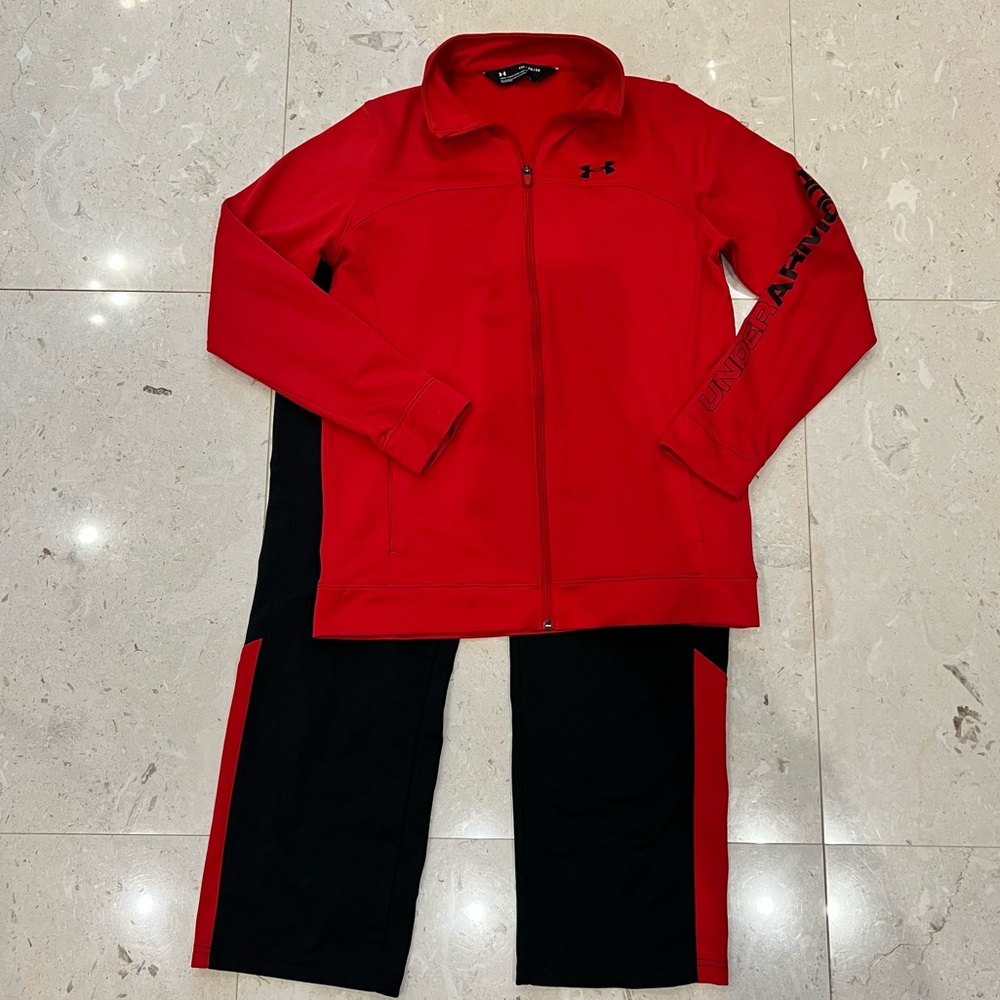 Youth Under Armour Full Zip Track Jacket & Joggers